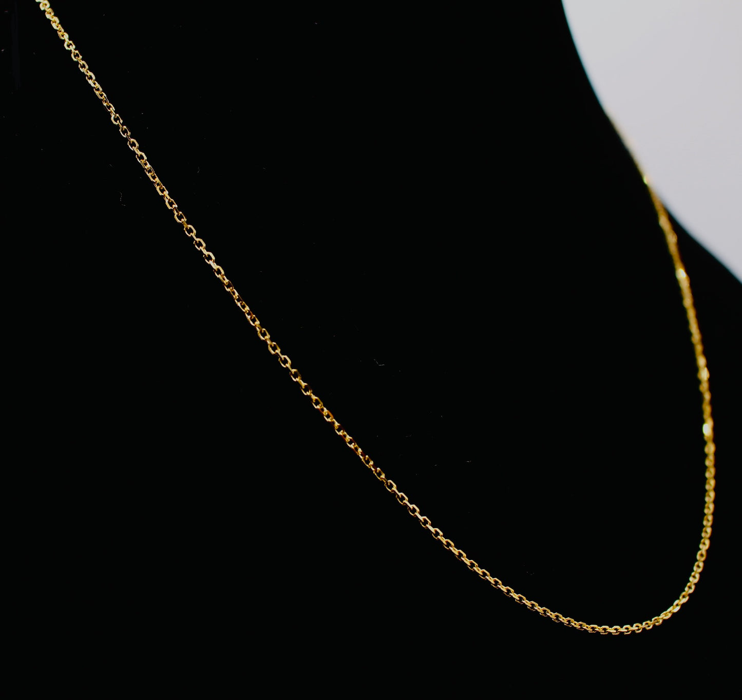 14K FINISHED DIAMOND CUT ROUND CABLE
